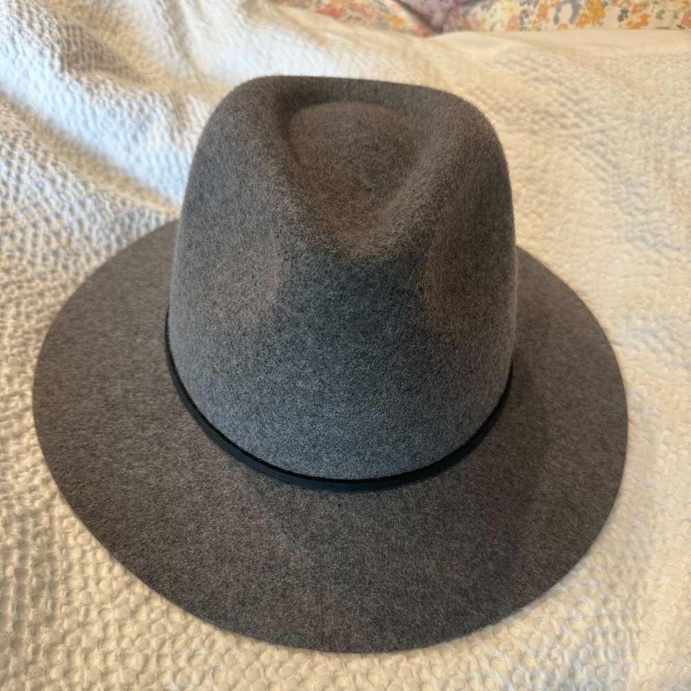 Brixton Wesley grey Fedora